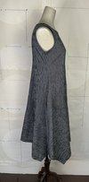 Belcanto Dress in Black Stripe by Porto