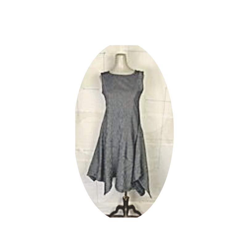 Bel Canto Dress in Navy Stripe by Porto