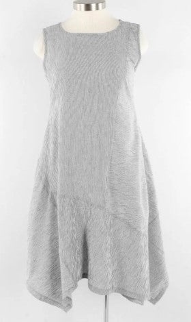 Belcanto Dress in Zinc Stripe by Porto Spring & Summer 2023