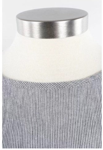 Belcanto Dress in Zinc Stripe by Porto Spring & Summer 2023