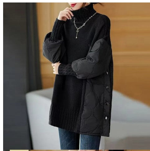 Weekend Puffer Knit Pullover by CK Designs