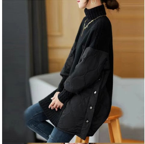 Weekend Puffer Knit Pullover by CK Designs