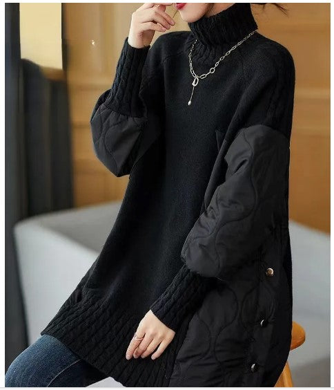 Weekend Puffer Knit Pullover by CK Designs
