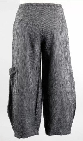 Digby Pant in Black Stripe by Porto Spring & Summer 2023