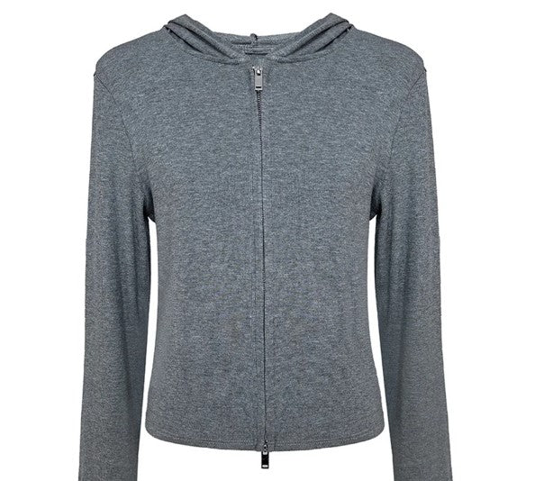 Urban Ribbed Zip Hoodie by CK Designs