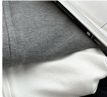 Urban Ribbed Zip Hoodie by CK Designs