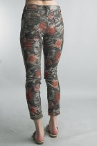 Tempo Paris Floral Reversible Pants
