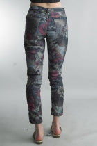Tempo Paris Floral Reversible Pants