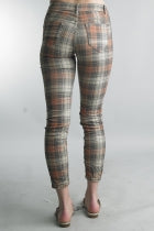 Tempo Paris Plaid Reversible Plaid Pants