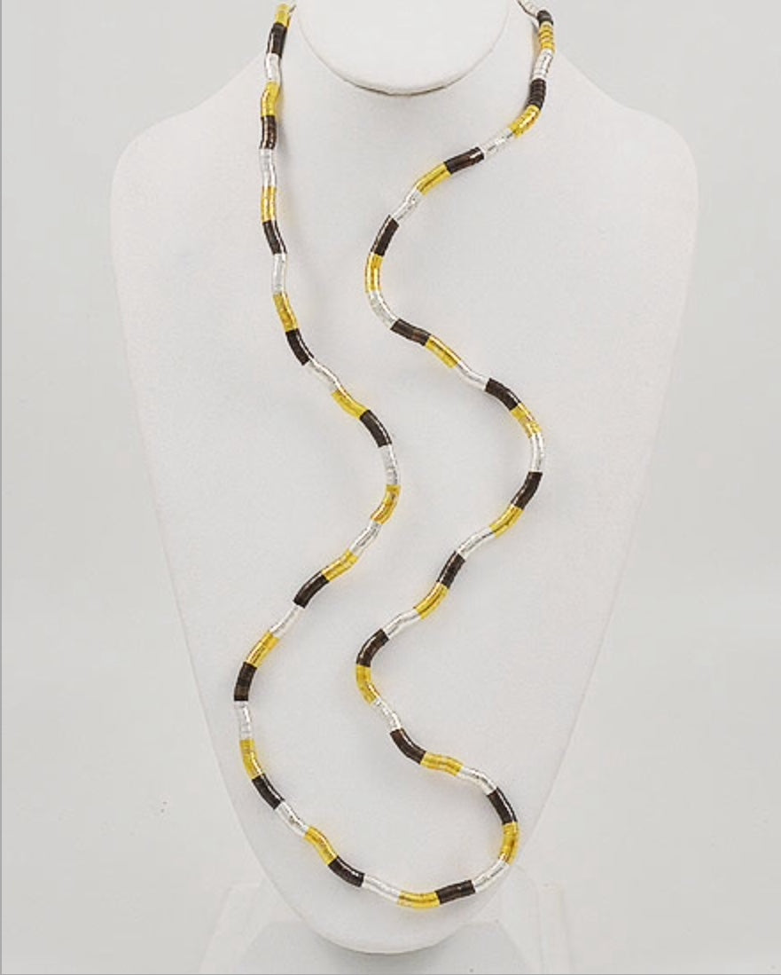 Gooseneck Tri-Color 5mm Necklace