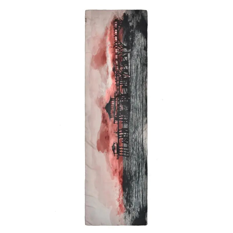 Rahoboth Boardwalk Scarf at Twilight by Dupatta