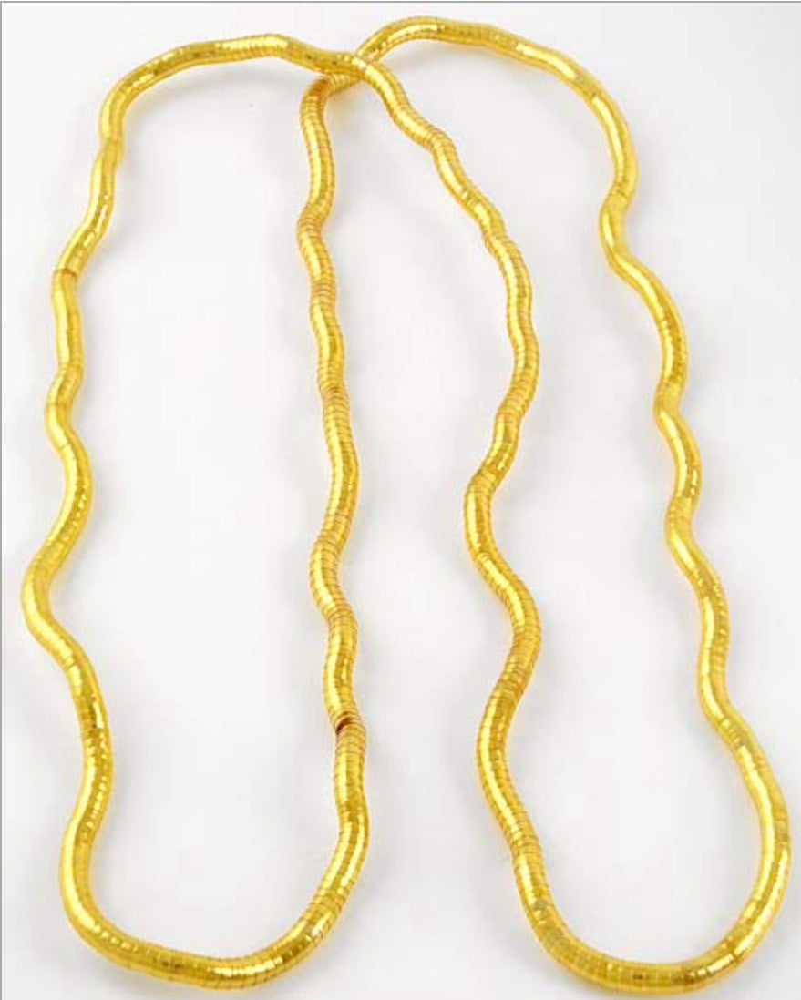 Gooseneck Gold Finish 5mm Necklace