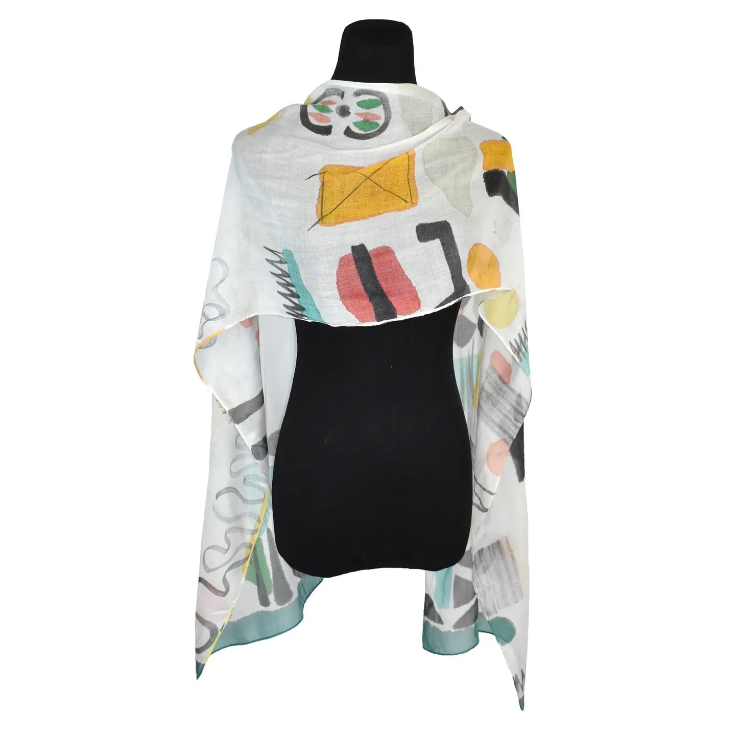 LeReve Hand painted Scarf by Dupatta