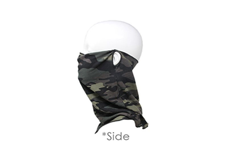 Fashion Camo Print Seamless Tube Scarf Face Mask