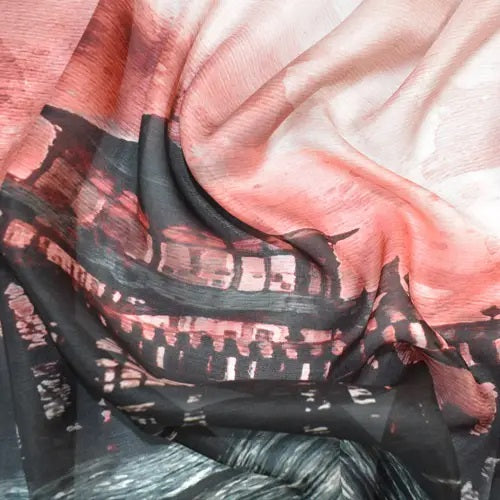 Rahoboth Boardwalk Scarf at Twilight by Dupatta