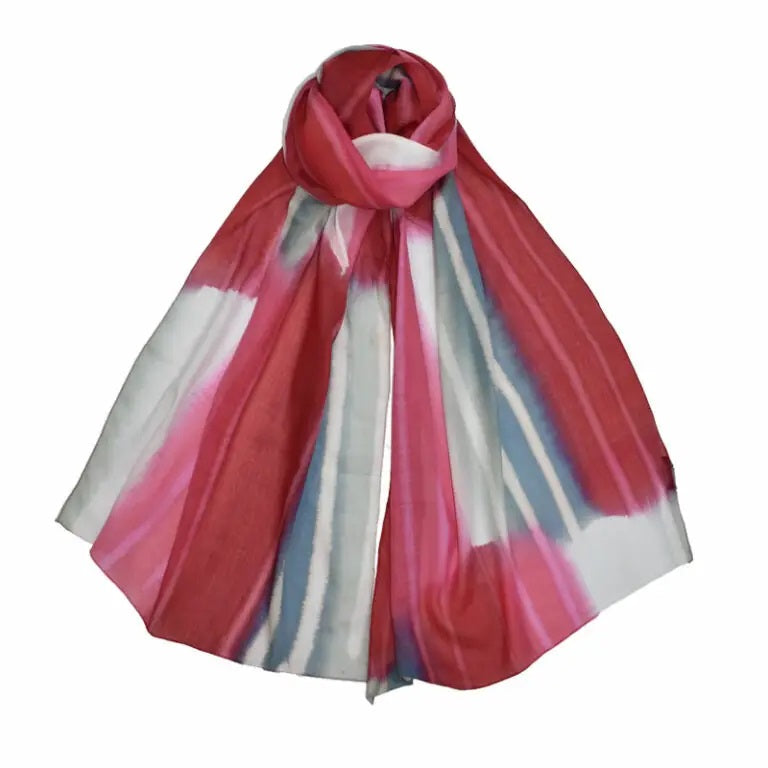 Nixon Handpainted Block Print Scarf by Dupatta