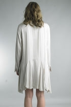 Tempo Paris Long Sleeve Flutter Dress Silk