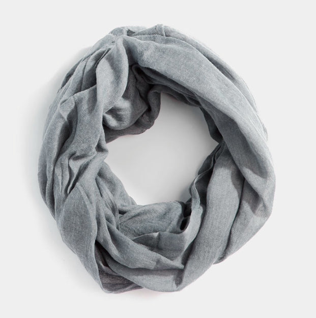 Infinity Cotton Scarf DENIM