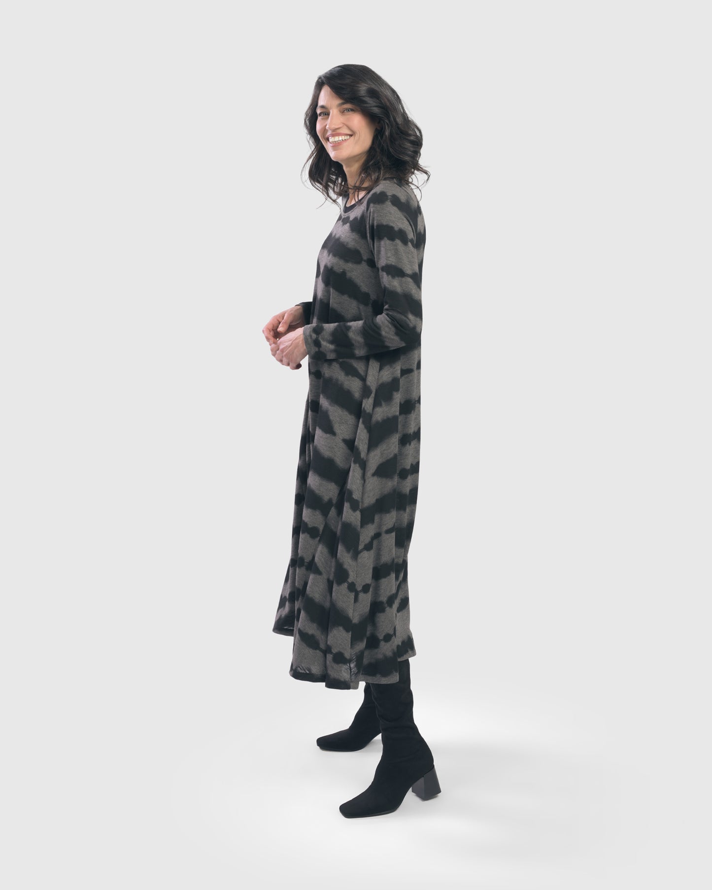 Tie-Dye A-Line Dress by ALEMBIKA