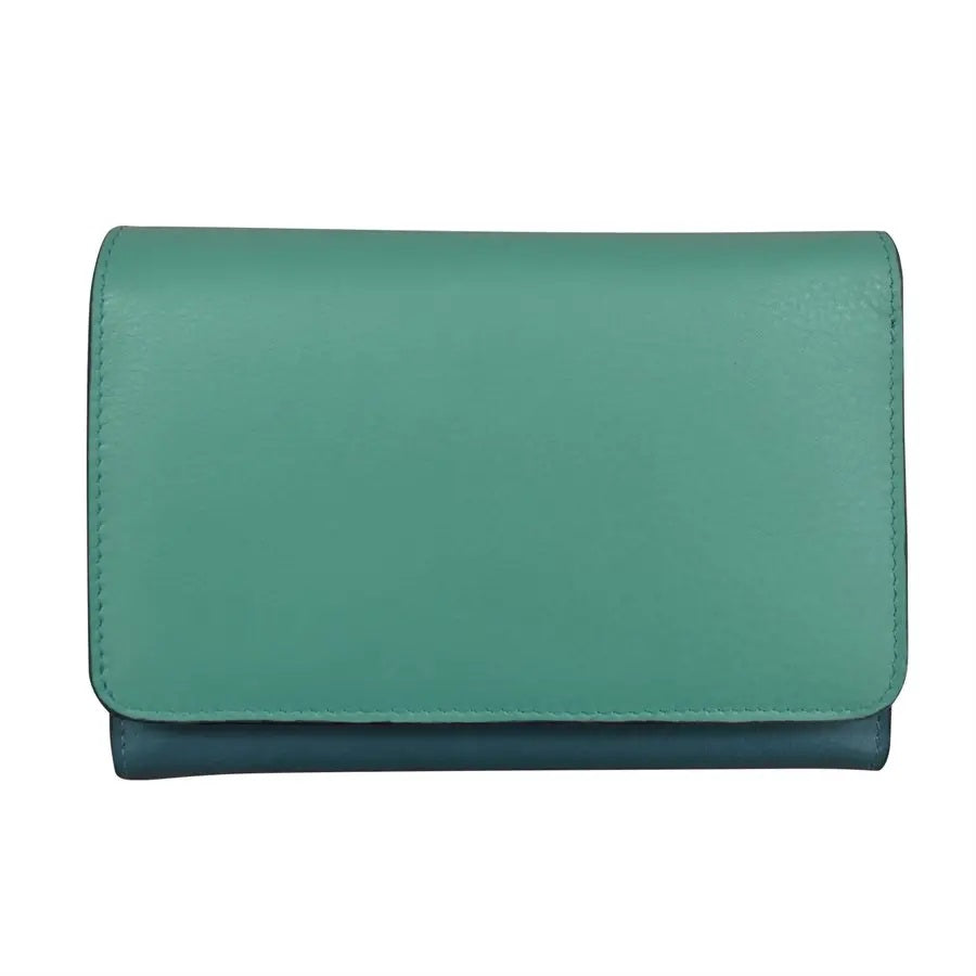 Leather French Wallet Serenity Multi