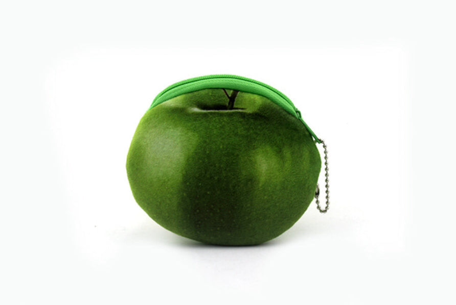 Fabric Apple Coin Purse