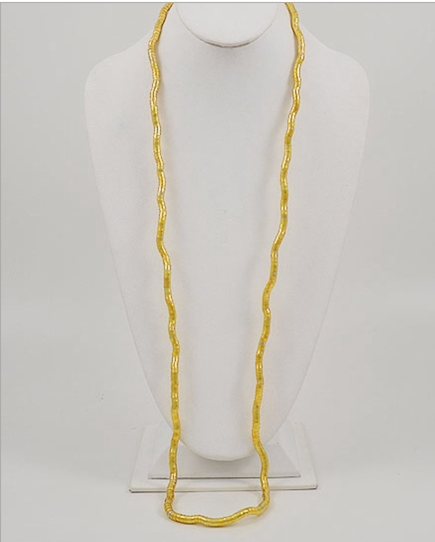 Gooseneck Gold Finish 5mm Necklace