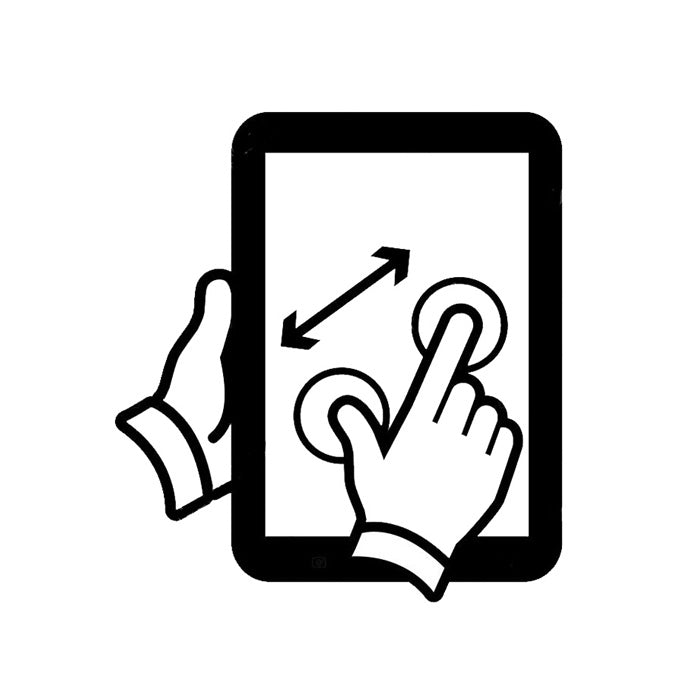 ART SMART TOUCH GLOVES "Church at Auvers" PRINT