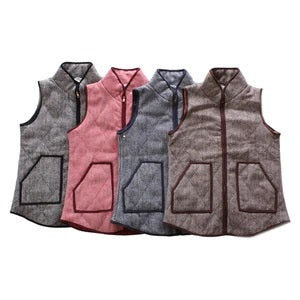 WOMEN'S HERRINGBONE VEST 4 Colors