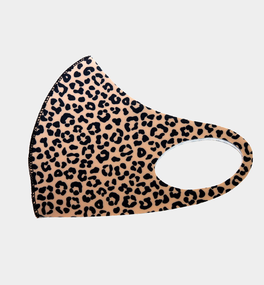 Fashion Fabric Leopard Print Face Mask