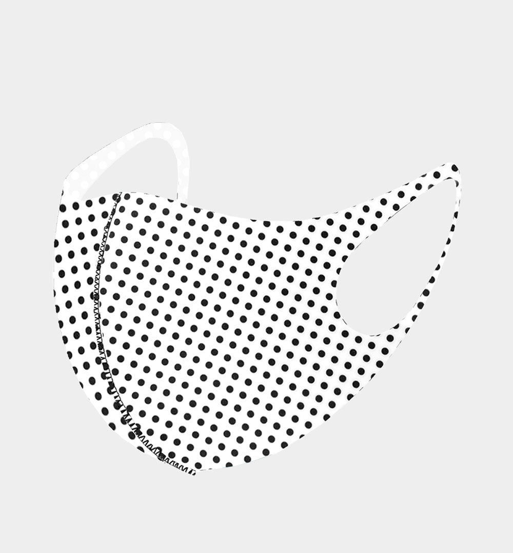 Fashion Fabric Dot Print Face Mask