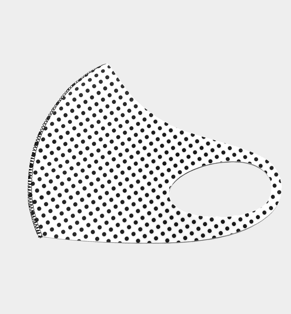 Fashion Fabric Dot Print Face Mask