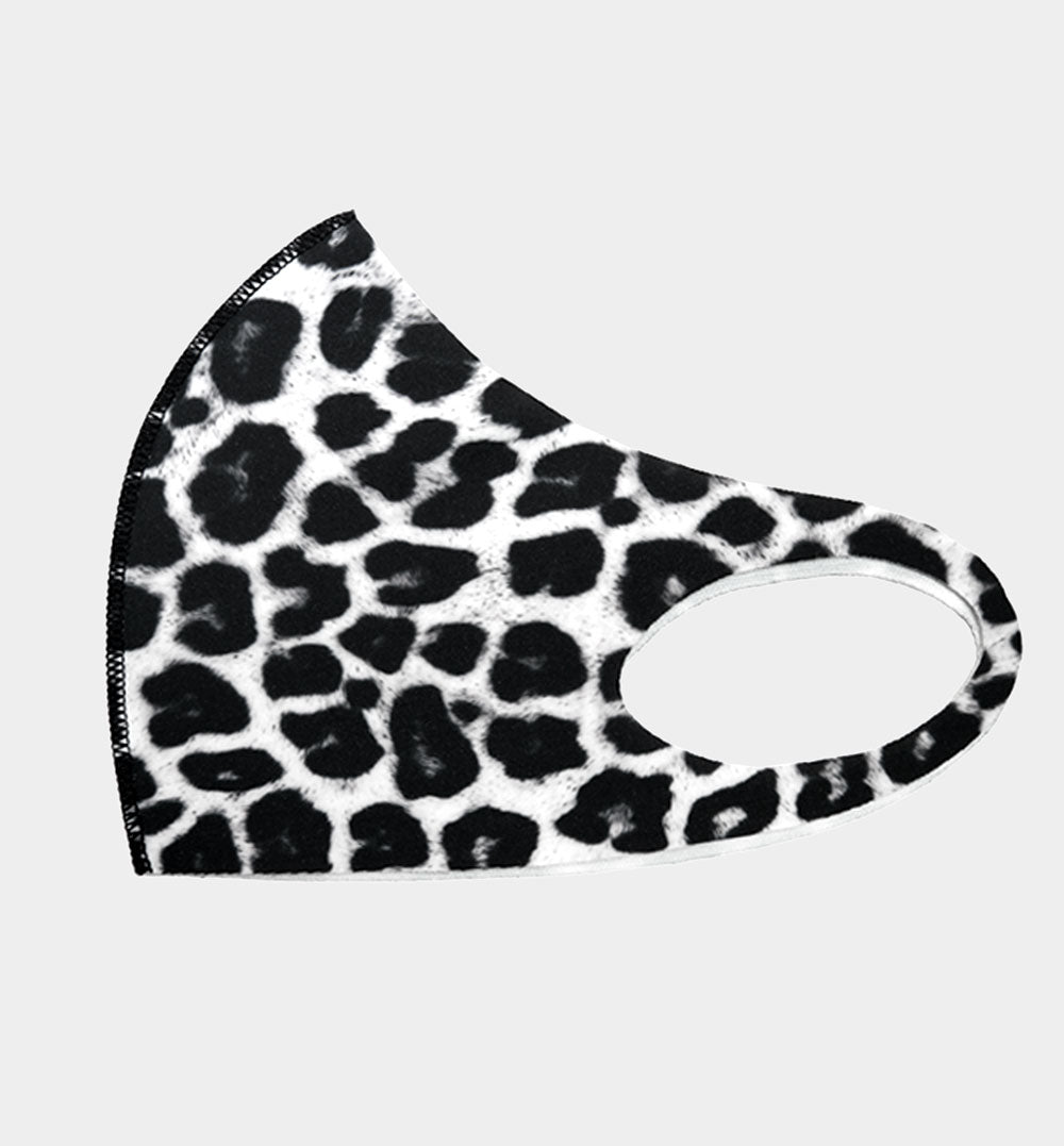 Fashion Fabric LG Leopard Print Face Mask