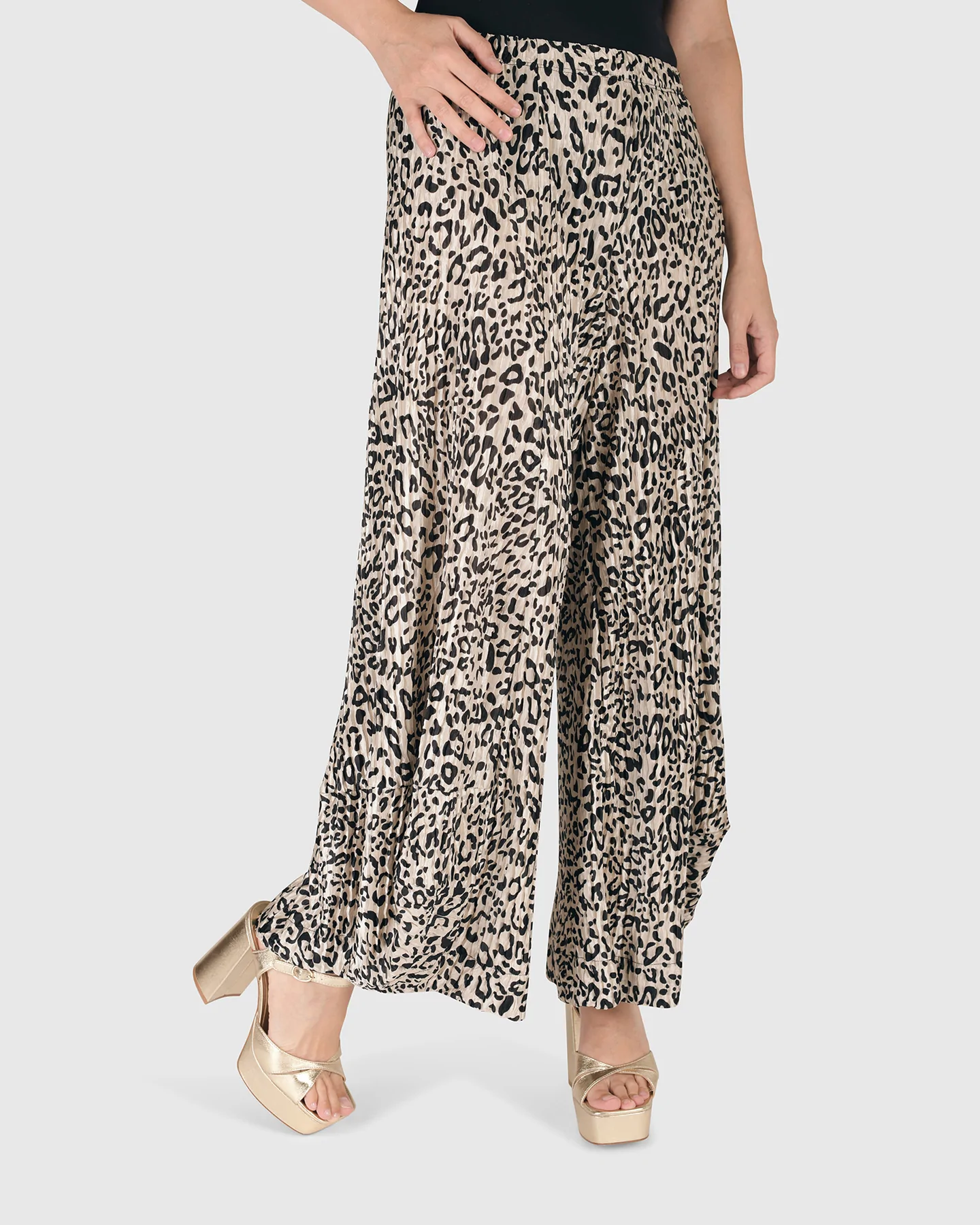 Leopard Punto Pants by Alembika
