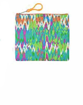 TIE DYE PRINT MINI POUCH ZIPPER BAGS