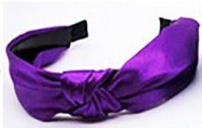 Solid Color Satin Knot Headband Six Colors