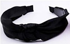 Solid Color Satin Knot Headband Six Colors