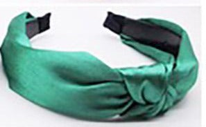 Solid Color Satin Knot Headband Six Colors
