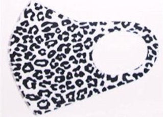 Fun Graphic Print Face Mask Leopard
