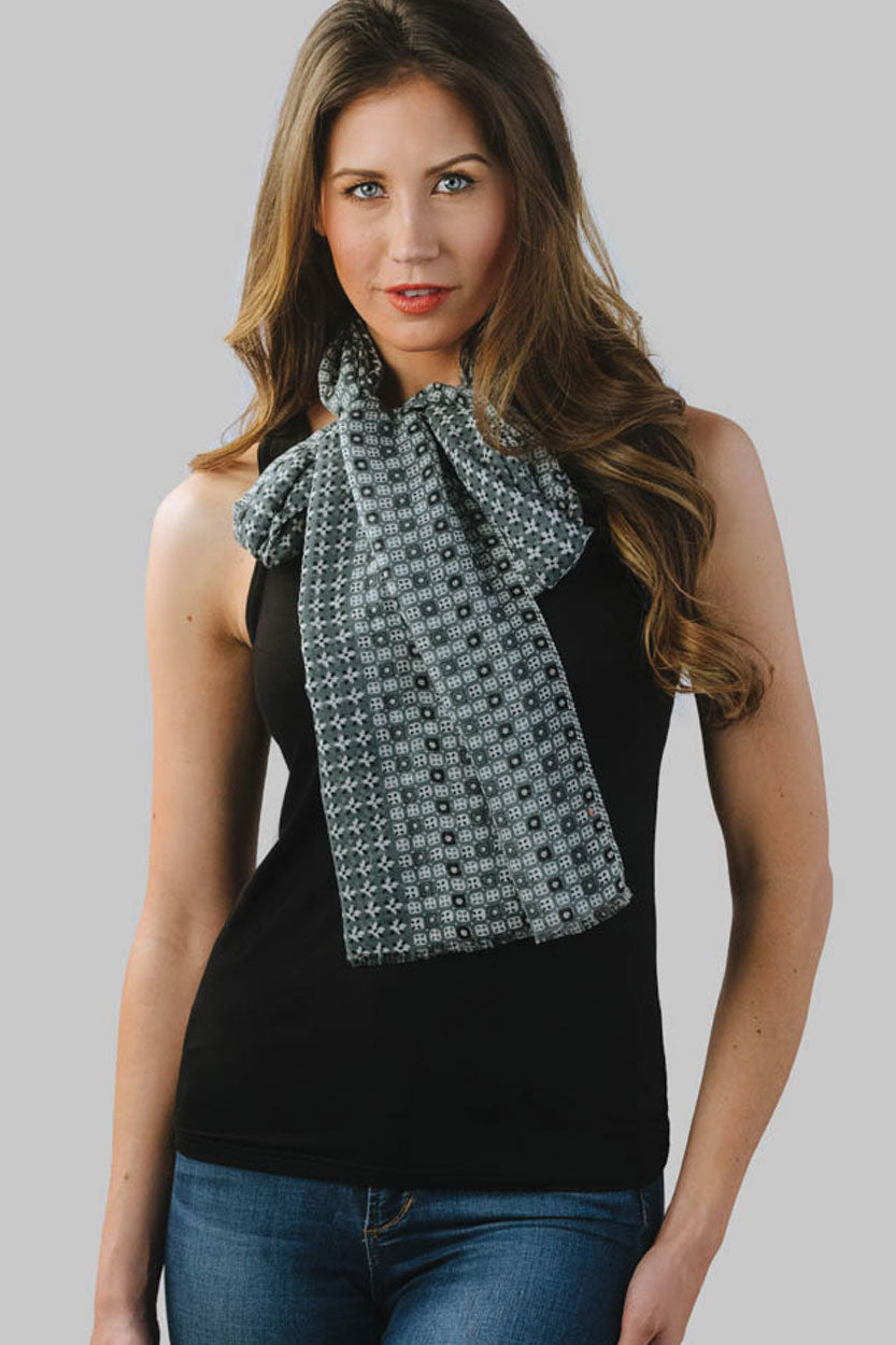 Chameli Silk & Cotton Scarf