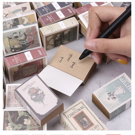 Mini Retro Magazine Cover Matchbox Mini Notebooks