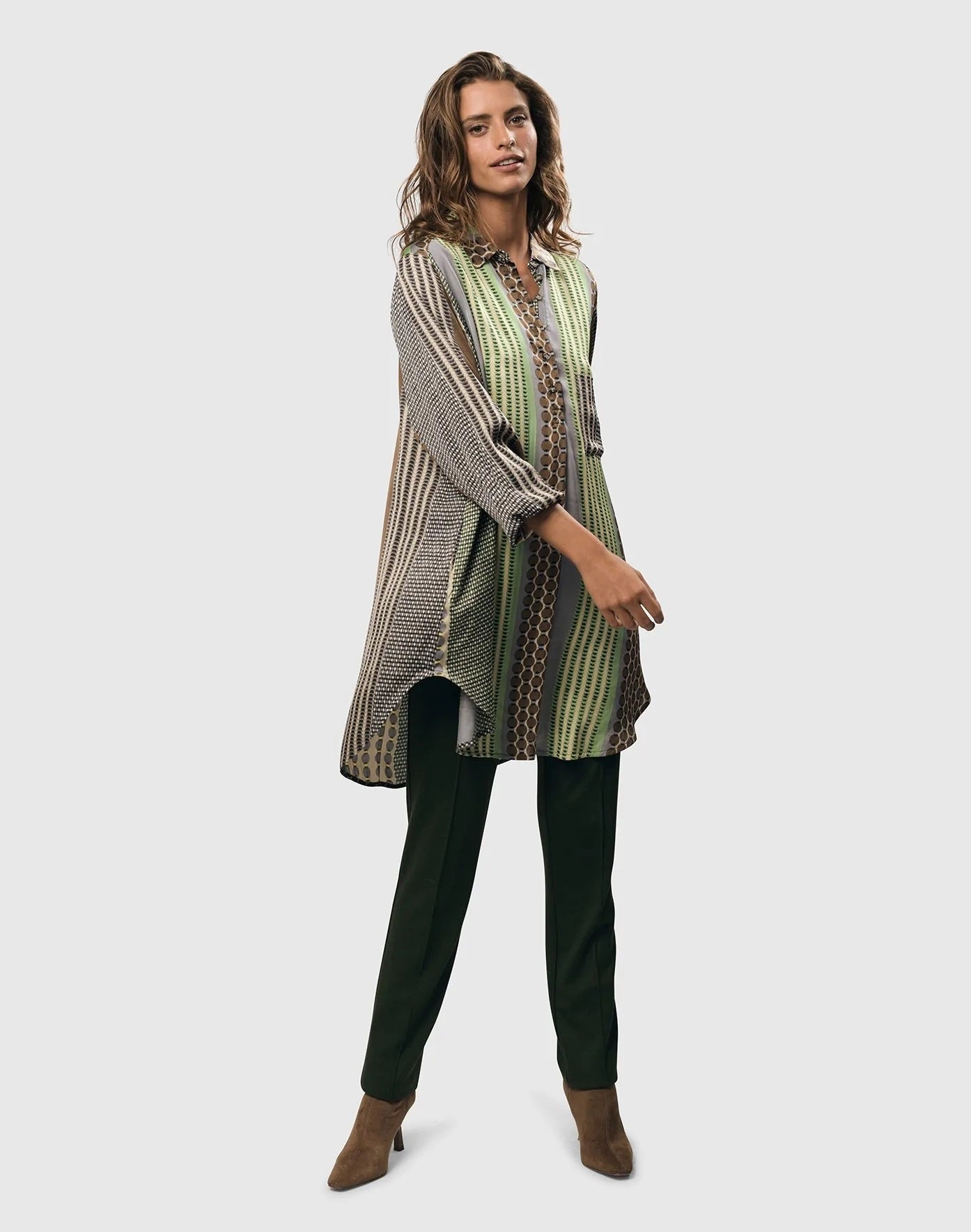 Essential Slim Pants in Green by Alembika
