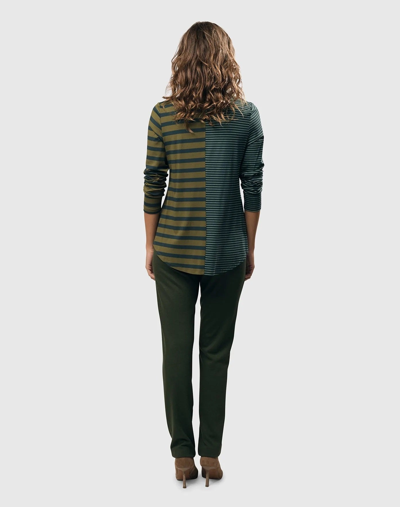 Essential Slim Pants in Green by Alembika