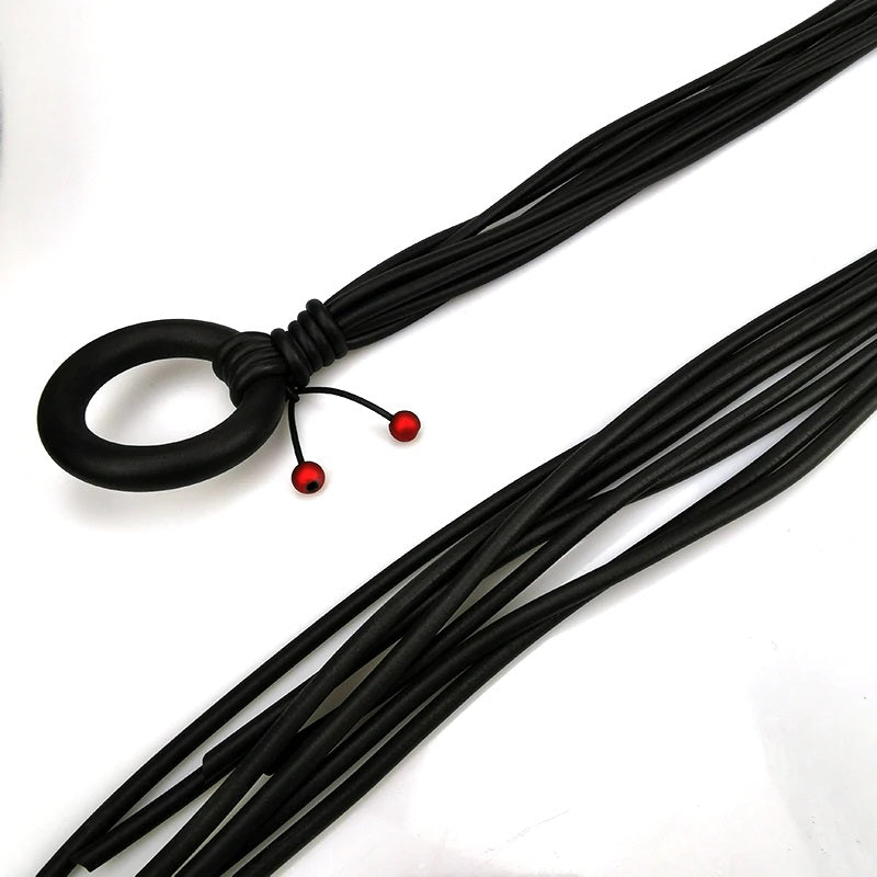 Women’s Luxury Silicone Belt Fashion Accessories Multi Strands Faux Pearl Accents