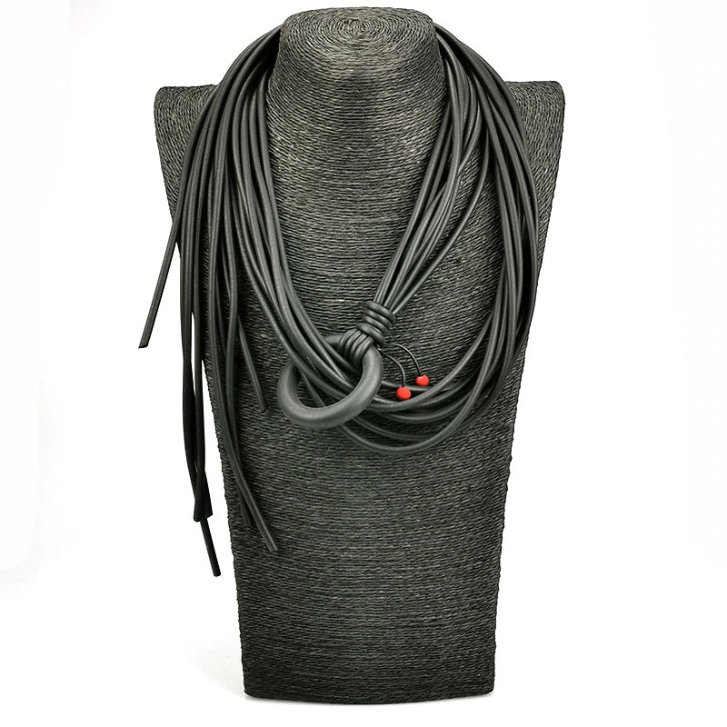 Women’s Luxury Silicone Belt Fashion Accessories Multi Strands Faux Pearl Accents