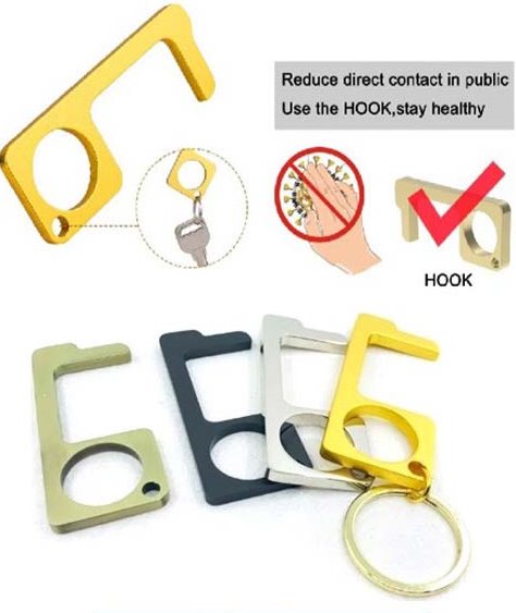 Germ-Free Touchless Door Opener and Button Push Stylus Tool