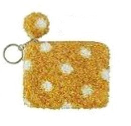 POLKA DOT COIN PURSE KEY CHAIN