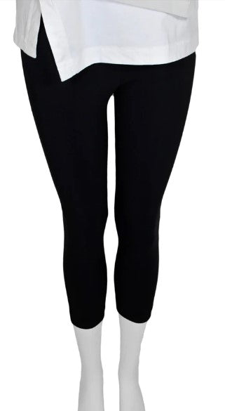 Sasha Cropped Legging in Azure Melrose Print by Porto