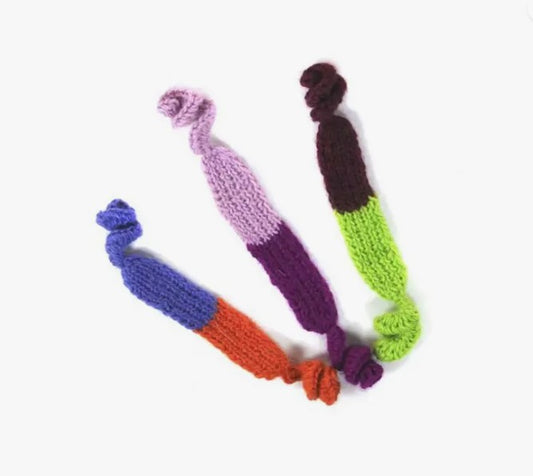 Handknit Mini Scarf: for Felted Animals Accessories/Ornament Decor