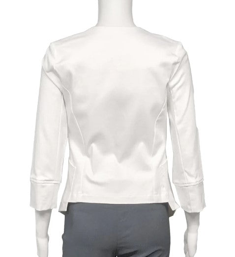 Shortcut Jacket in White by Porto Spring and Summer