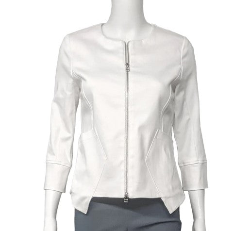 Shortcut Jacket in White by Porto Spring and Summer